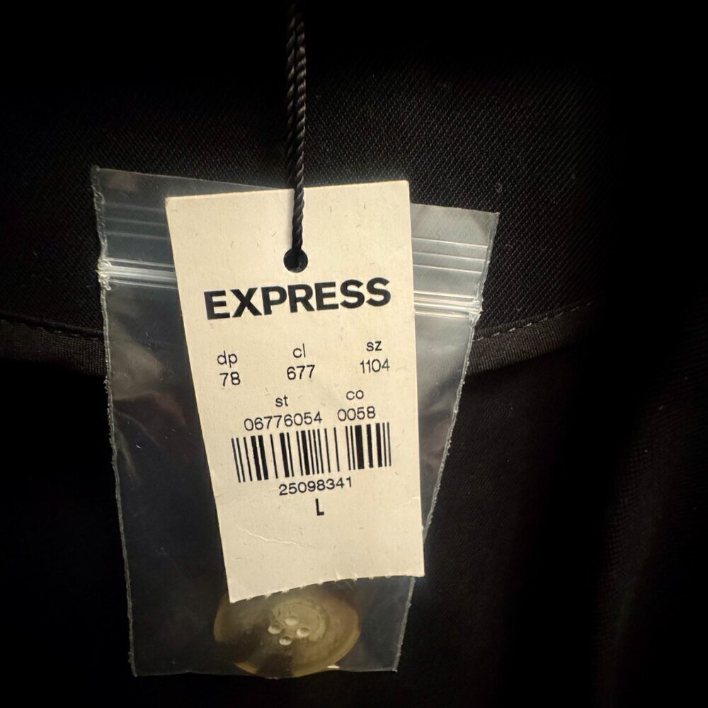 🖤 Express Super Soft Drawstring Utility Jacket | L | NWT 🖤 - Picture 5 of 7